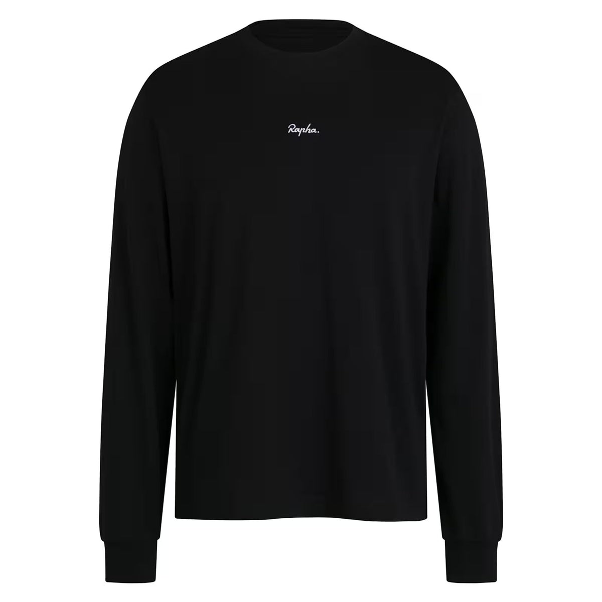 T-Shirt maniche lunghe Rapha Cotton - Nero bianco