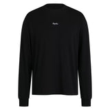 T-Shirt maniche lunghe Rapha Cotton - Nero bianco