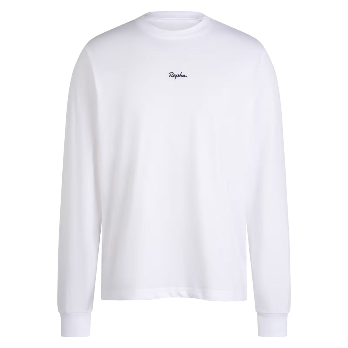 T-Shirt maniche lunghe Rapha Cotton - Bianco nero