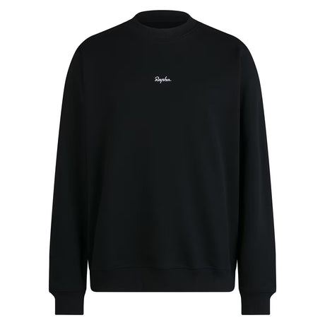 Rapha Heavyweight Cotton Hoodie ohne Kapuze - Schwarz