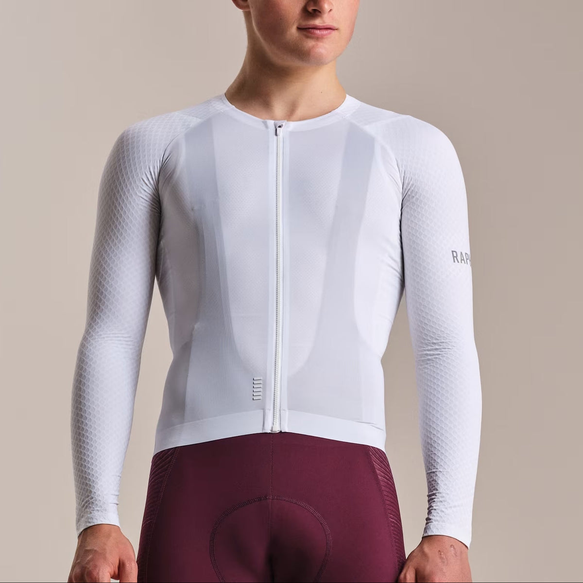 Maglia maniche lunghe Rapha Pro Team Aero - Bianco