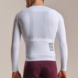 Maglia maniche lunghe Rapha Pro Team Aero - Bianco