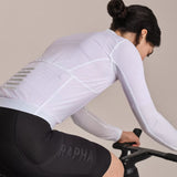 Mantellina donna Rapha Pro Team Lightweight Wind - Bianco