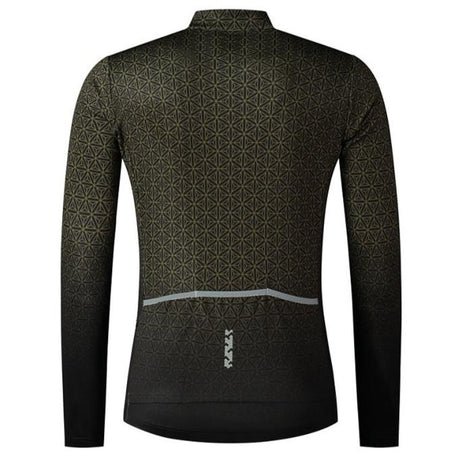 Maglia maniche lunghe Shimano Vertex Printed - Nero verde - E