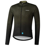 Maglia maniche lunghe Shimano Vertex Printed - Nero verde - D