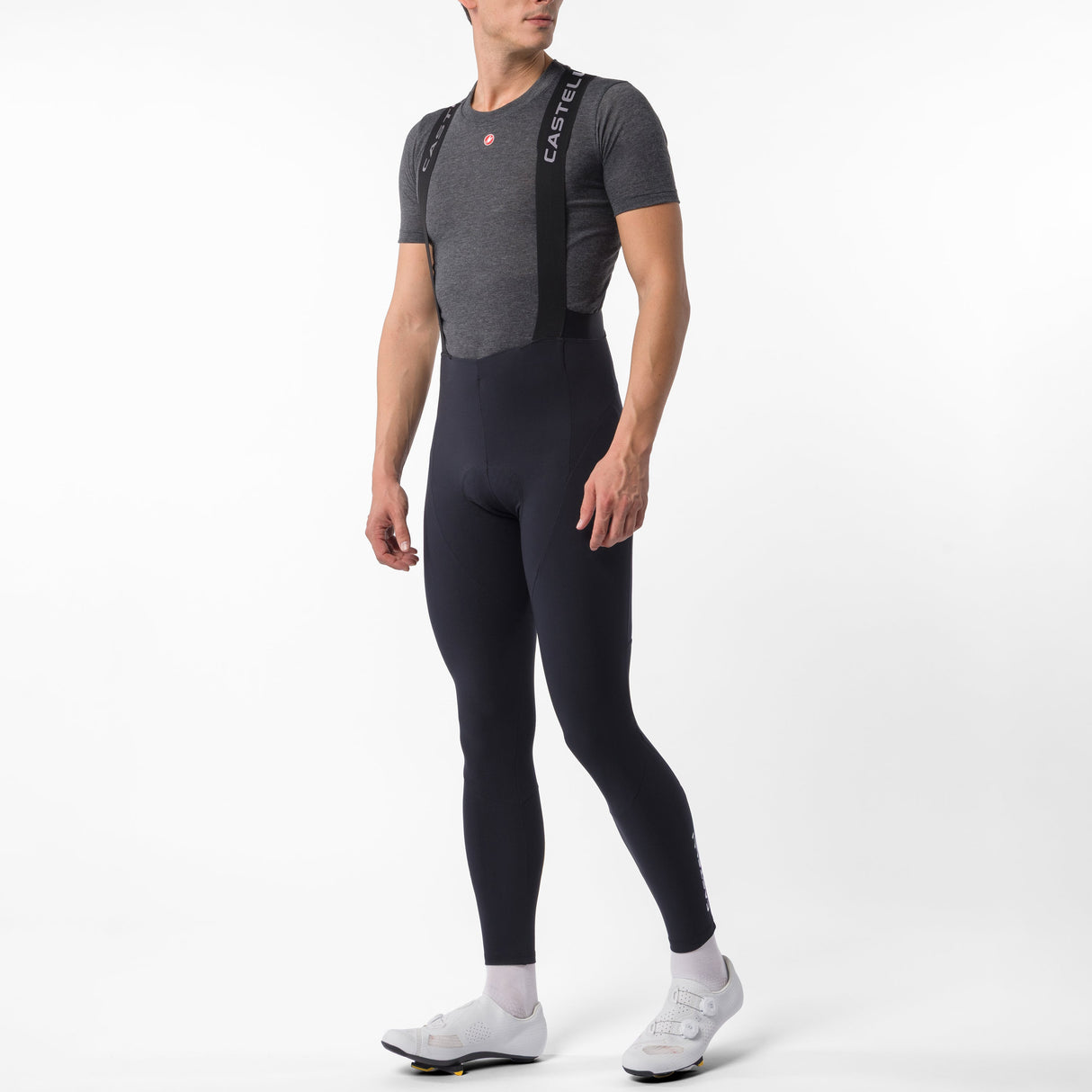 Cuissard long Castelli Thermowoven - Noir