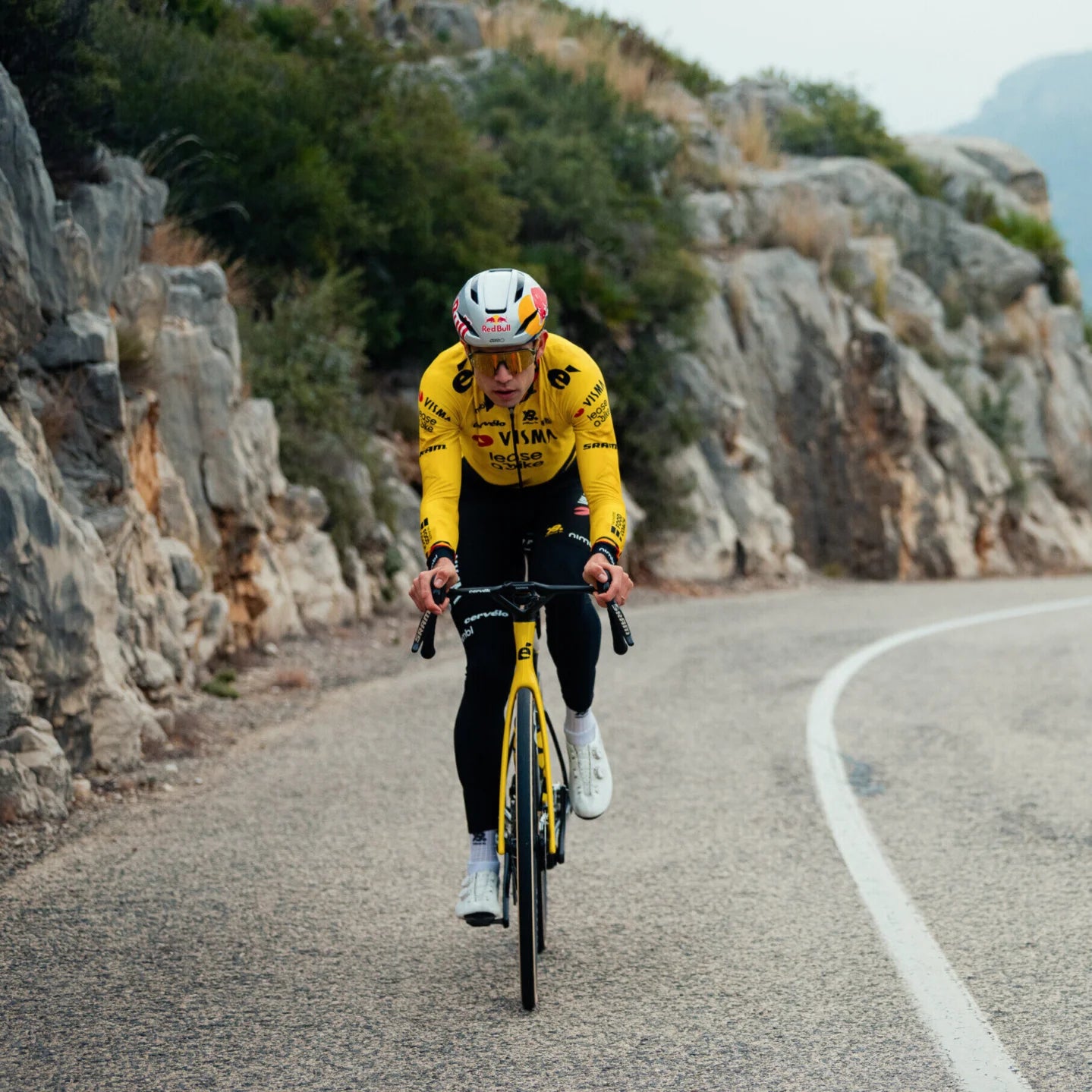 Radhose lang Team Visma Lease a bike 2026