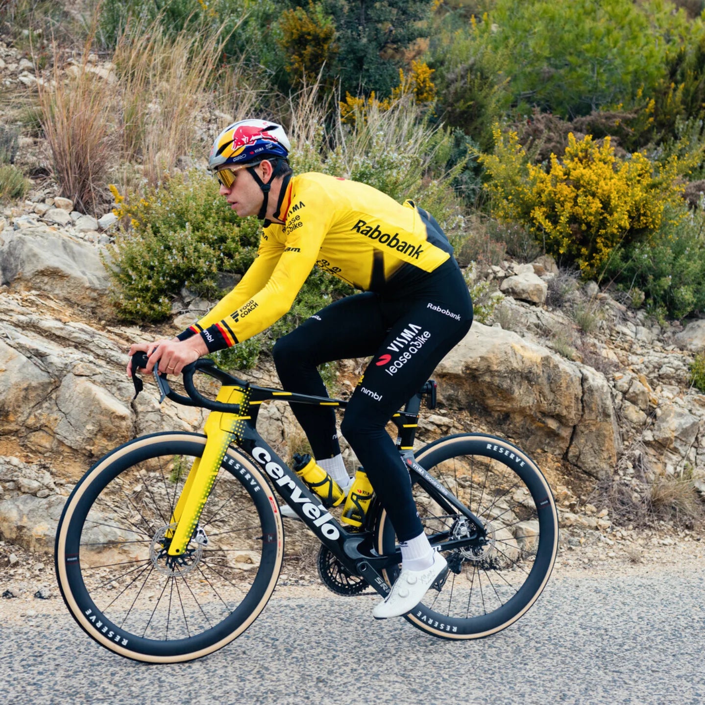 Radhose lang Team Visma Lease a bike 2026