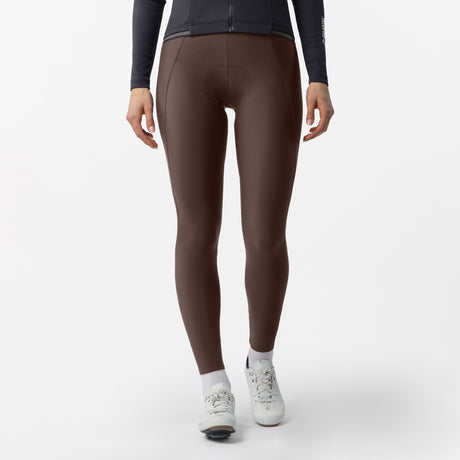Culotte largo mujer Castelli Espresso 2 DT - Marrón