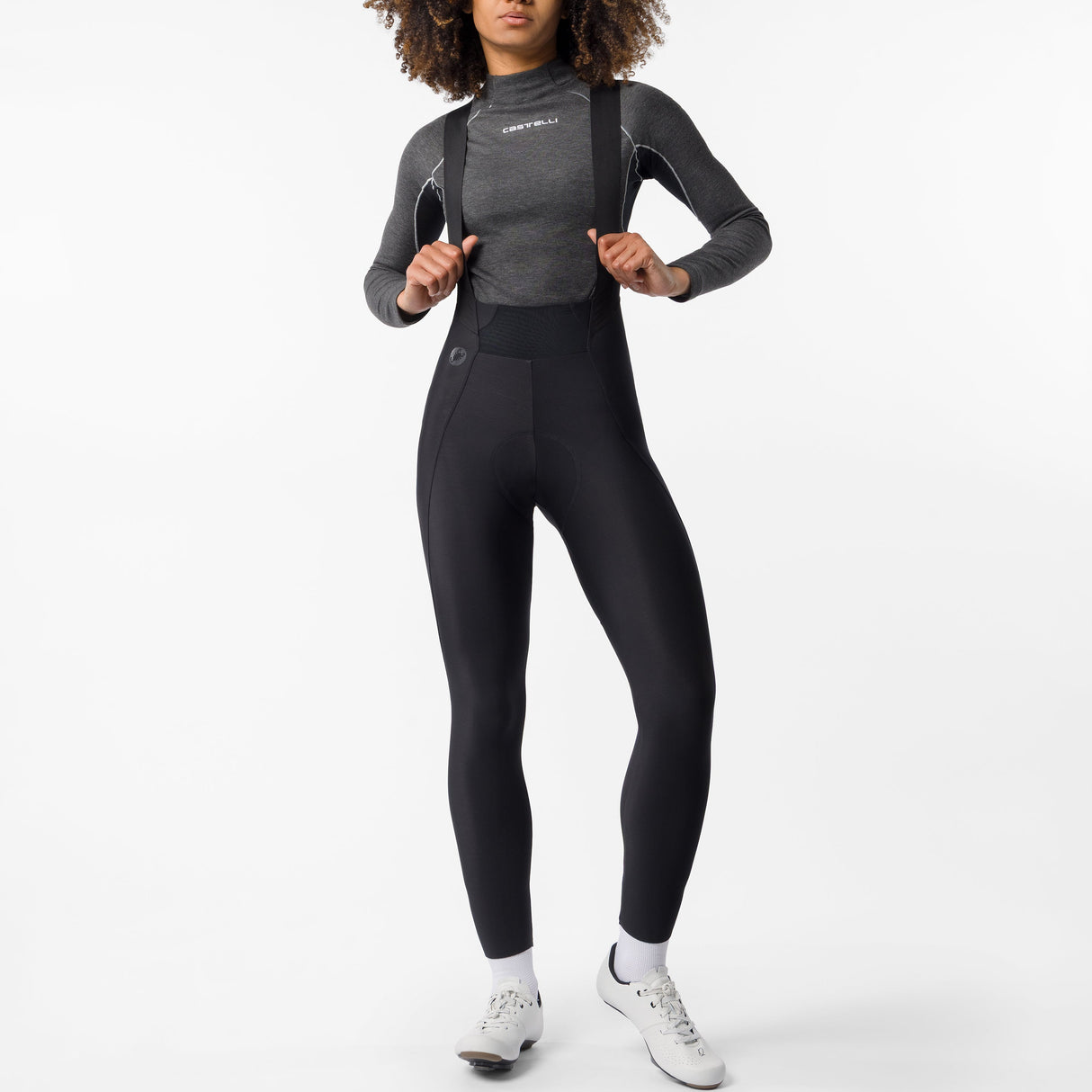 Castelli Espresso 2 DT frau lange tragerhose - Schwarz