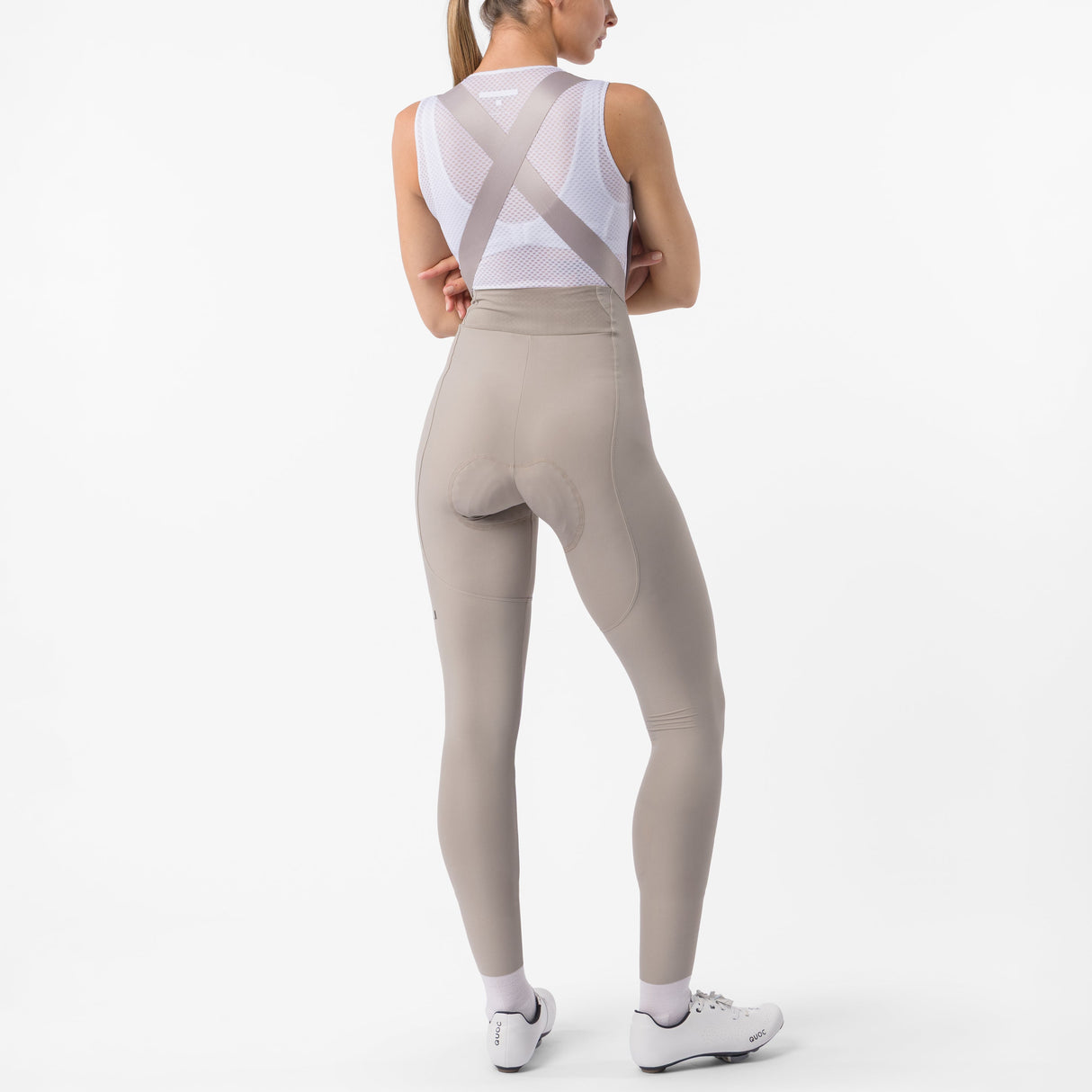 Castelli Espresso DT TRNSTN women bib tight - Beige