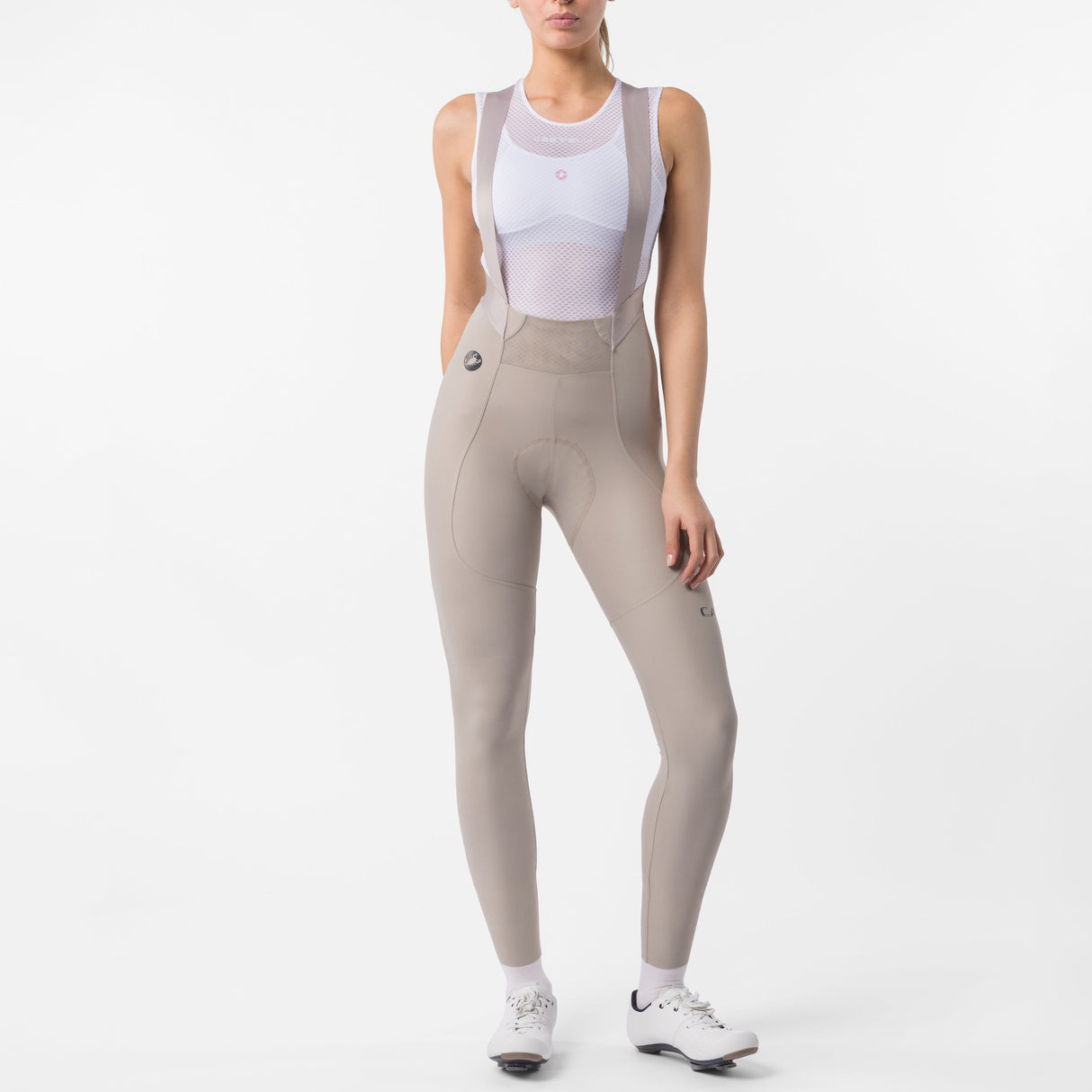 Castelli Espresso DT TRNSTN women bib tight - Beige