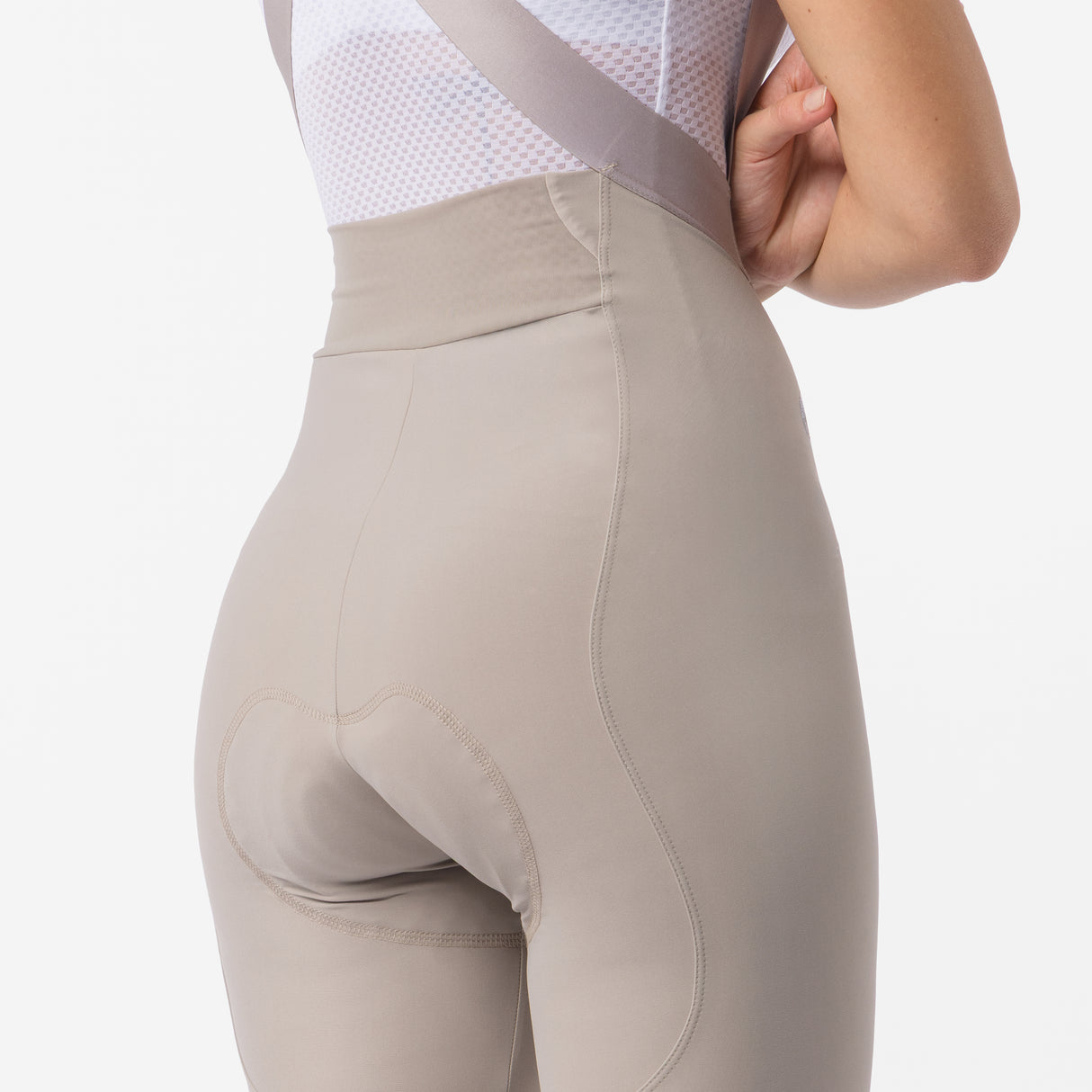 Castelli Espresso DT TRNSTN women bib tight - Beige