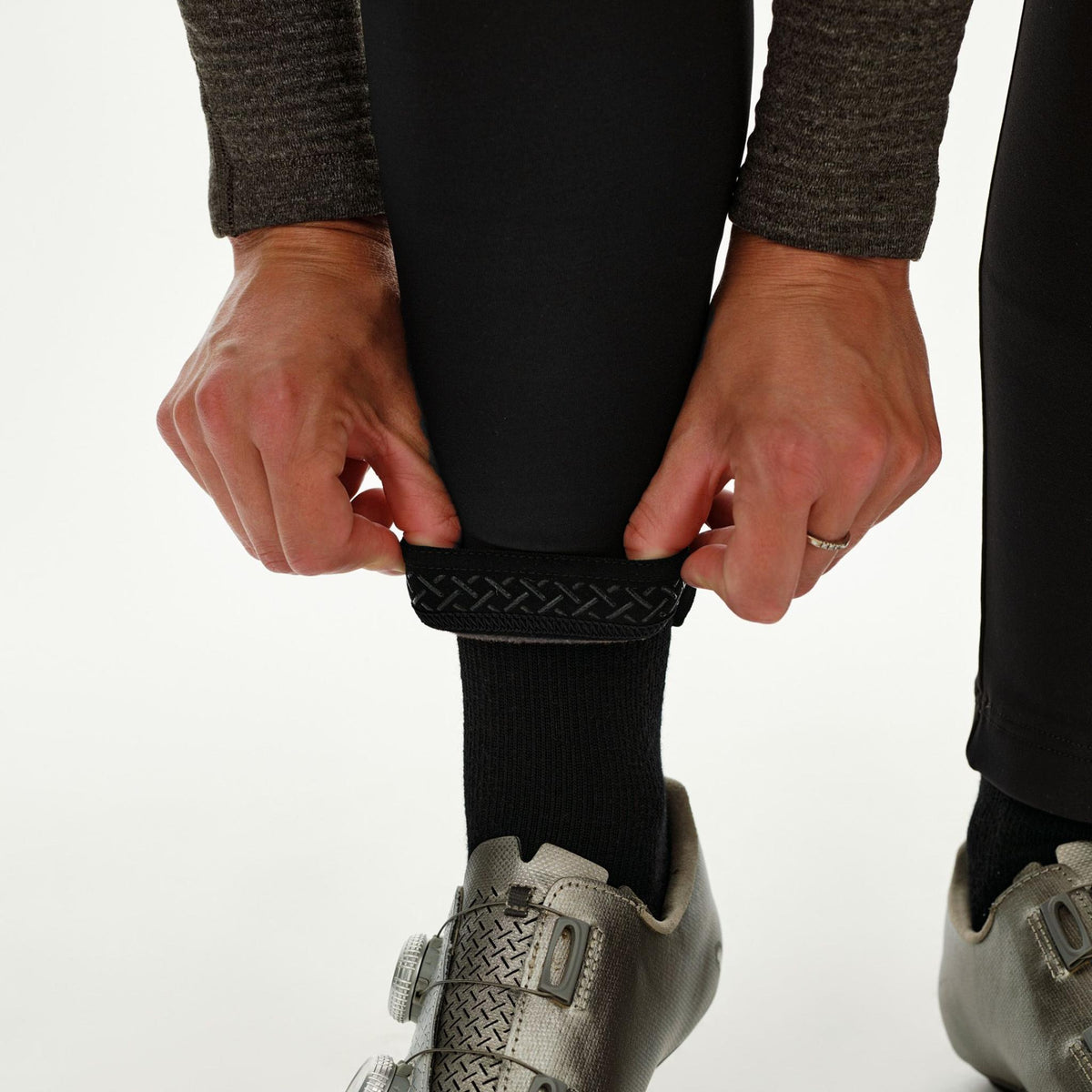 Radhose lang damen Pas Normal Studios Mechanism Thermal - Schwarz