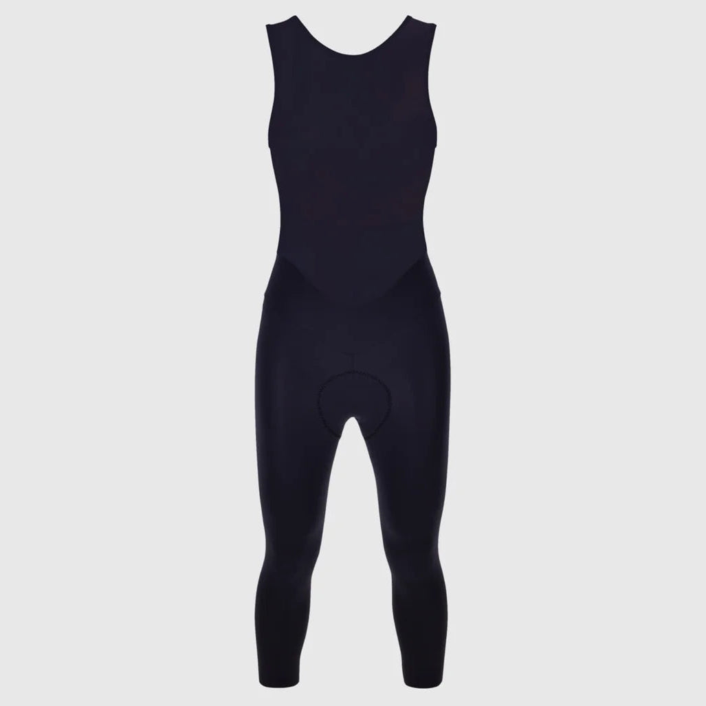 Santini Unico Edge 7/8 frau lange tragerhose - Schwarz