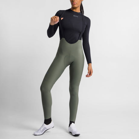 Sportful Pulse frau lange tragerhose - Grün