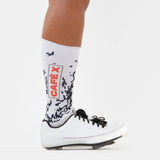 Calze Cafe du Cycliste Aero Pain - Bianco nero Café du Cycliste