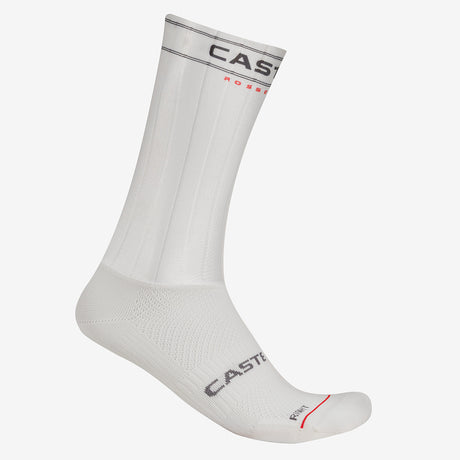 Castelli Fast Feet 4 socks - White