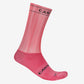 Chaussettes Castelli Fast Feet 4 - Rose