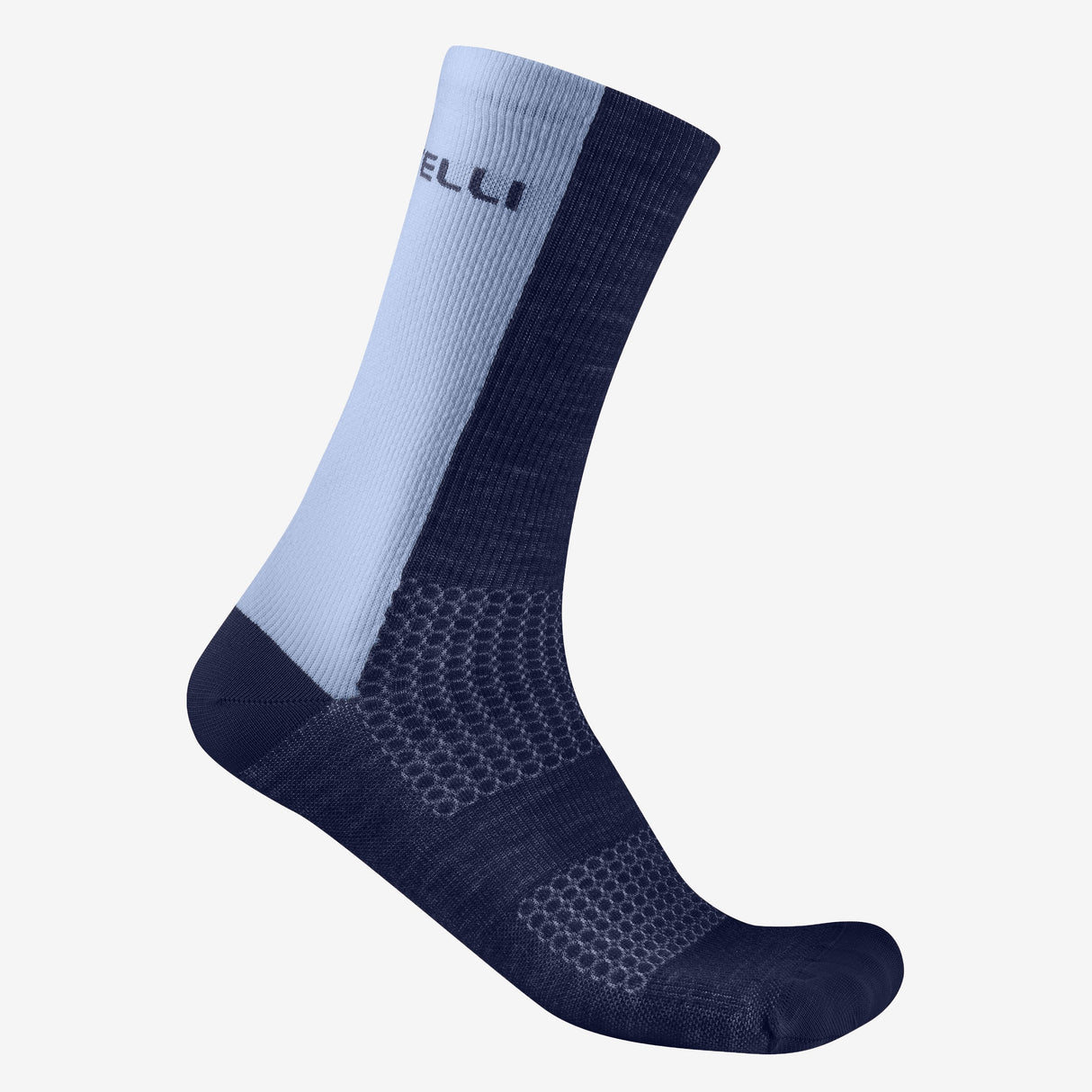 Chaussettes Castelli Logo 18 Merino - Bleu