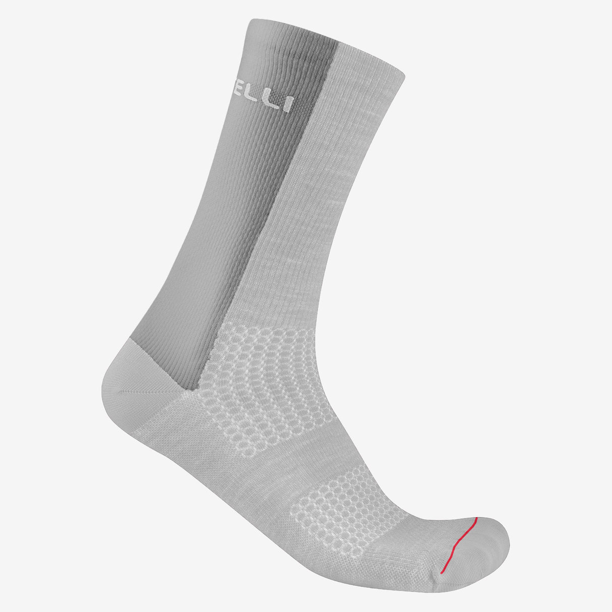 Calze Castelli Logo 18 Merino - Grigio Castelli