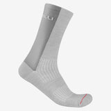 Calze Castelli Logo 18 Merino - Grigio Castelli