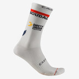 Castelli Soudal Quick-Step 2026 Rosso Corsa Pro 18 socks