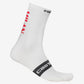 Calze Castelli x AC Milan Rosso Corsa Pro 18 - Bianco Castelli