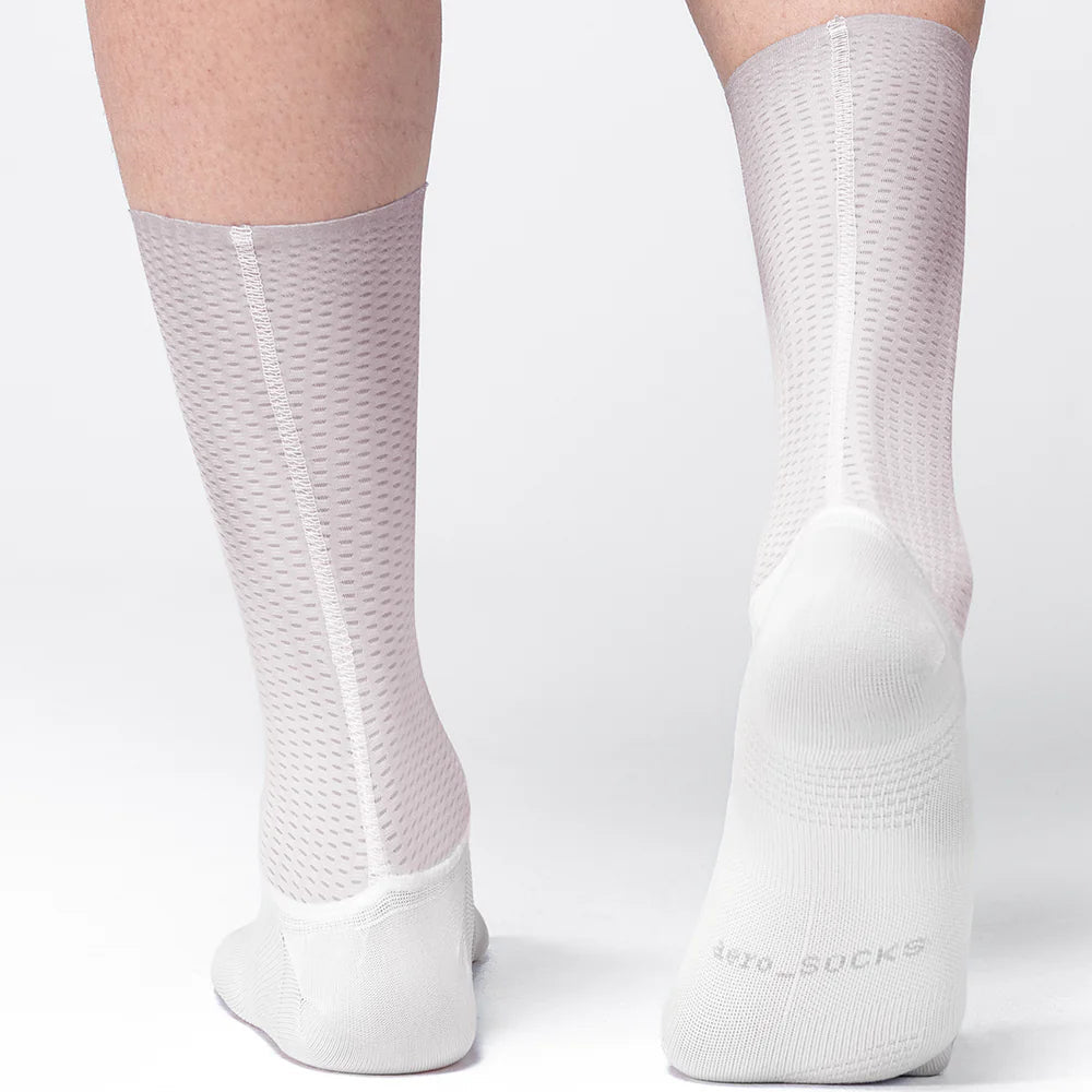 Calcetines Gobik Vortex 2.0 Dusk - Blanco