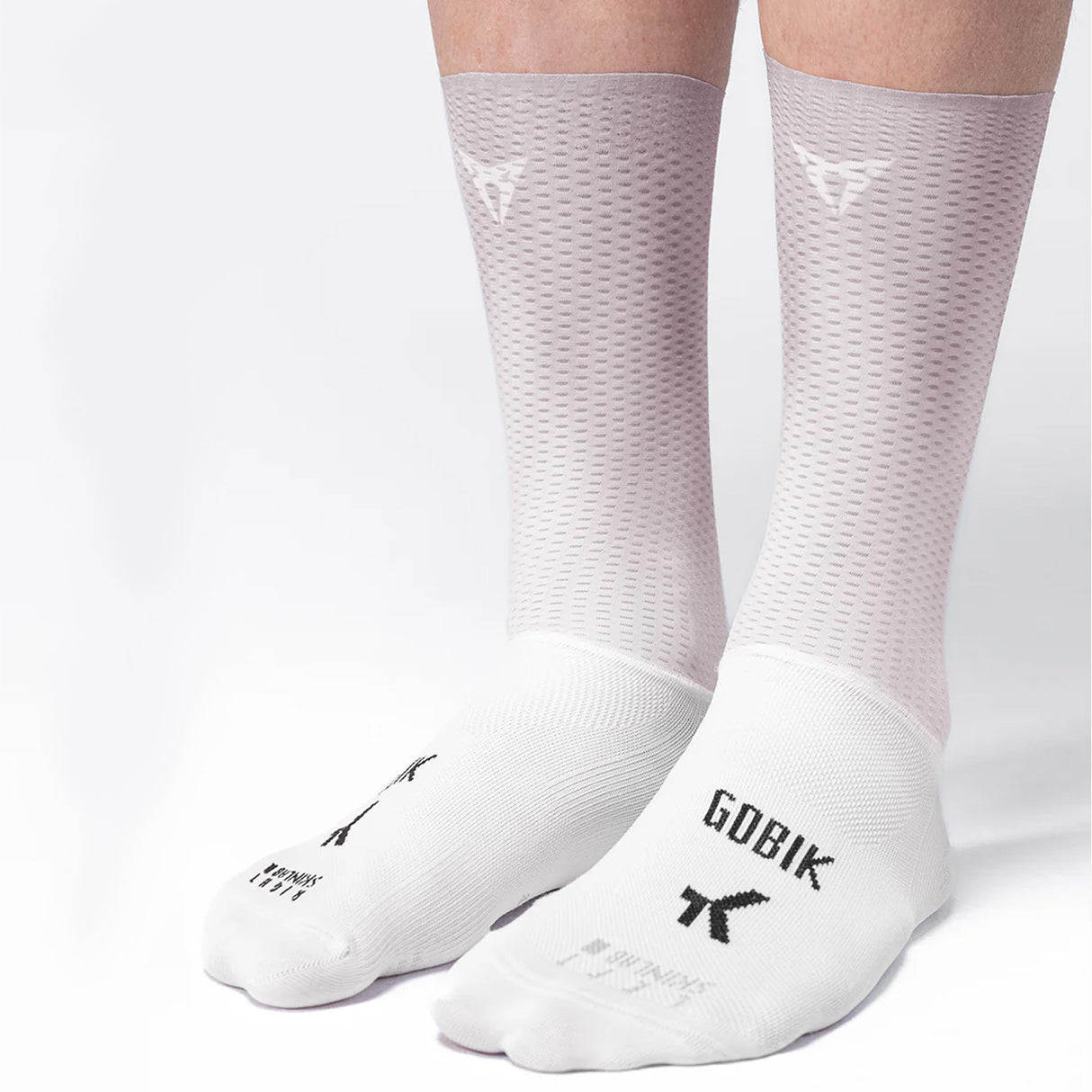 Calcetines Gobik Vortex 2.0 Dusk - Blanco