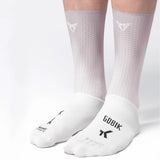 Calcetines Gobik Vortex 2.0 Dusk - Blanco