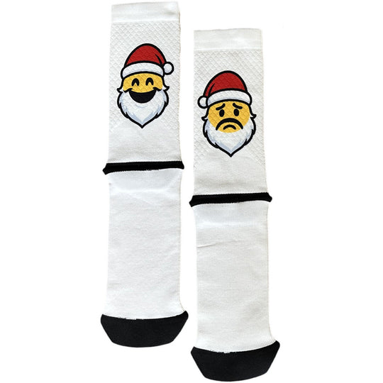 MBwear Christmas Edition socks - Babbo white