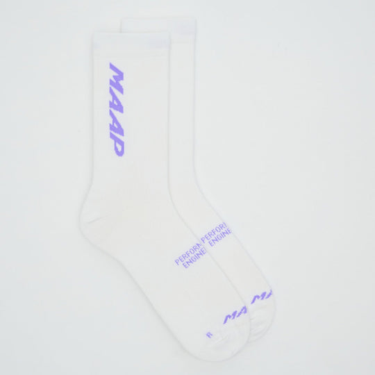 Chaussettes Maap Emerge - Blanc violet