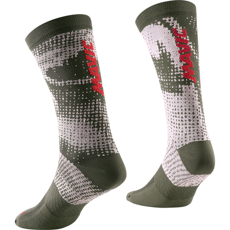 Mavic Essential Graphic Socks - Green Pink