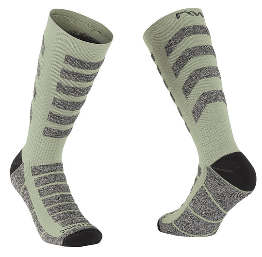 Chaussettes Northwave Husky Ceramic winter - Vert clair