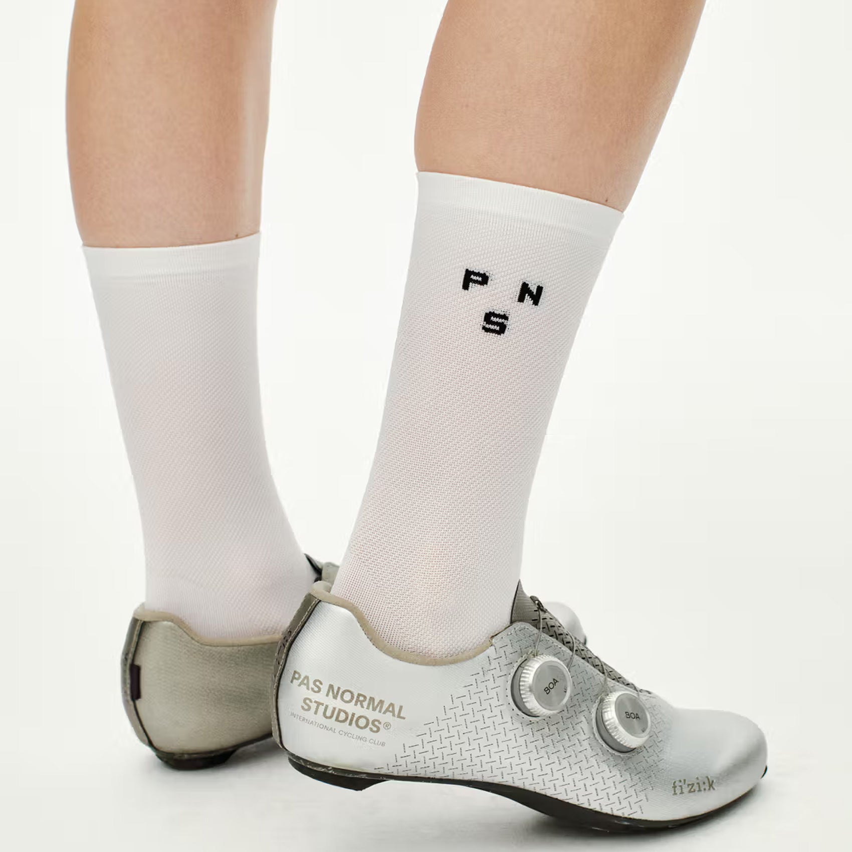 Pas Normal Studios Lightweight socks - White | All4cycling