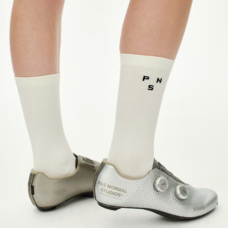 Pas Normal Studios Race Socks - White beige