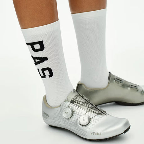 Pas Normal Studios Race socken - Weiss schwarz