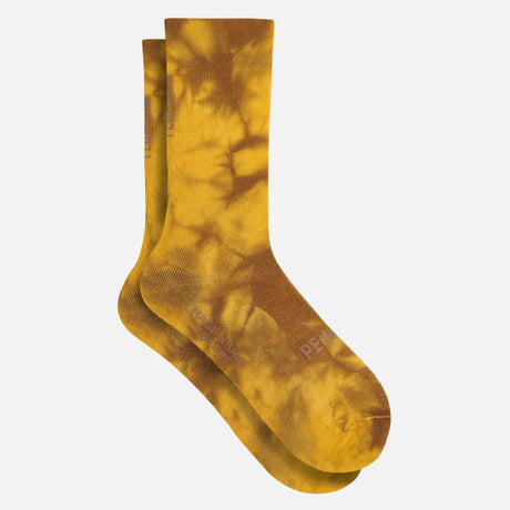 Chaussettes Pedaled Element Tie Dye - Jaune