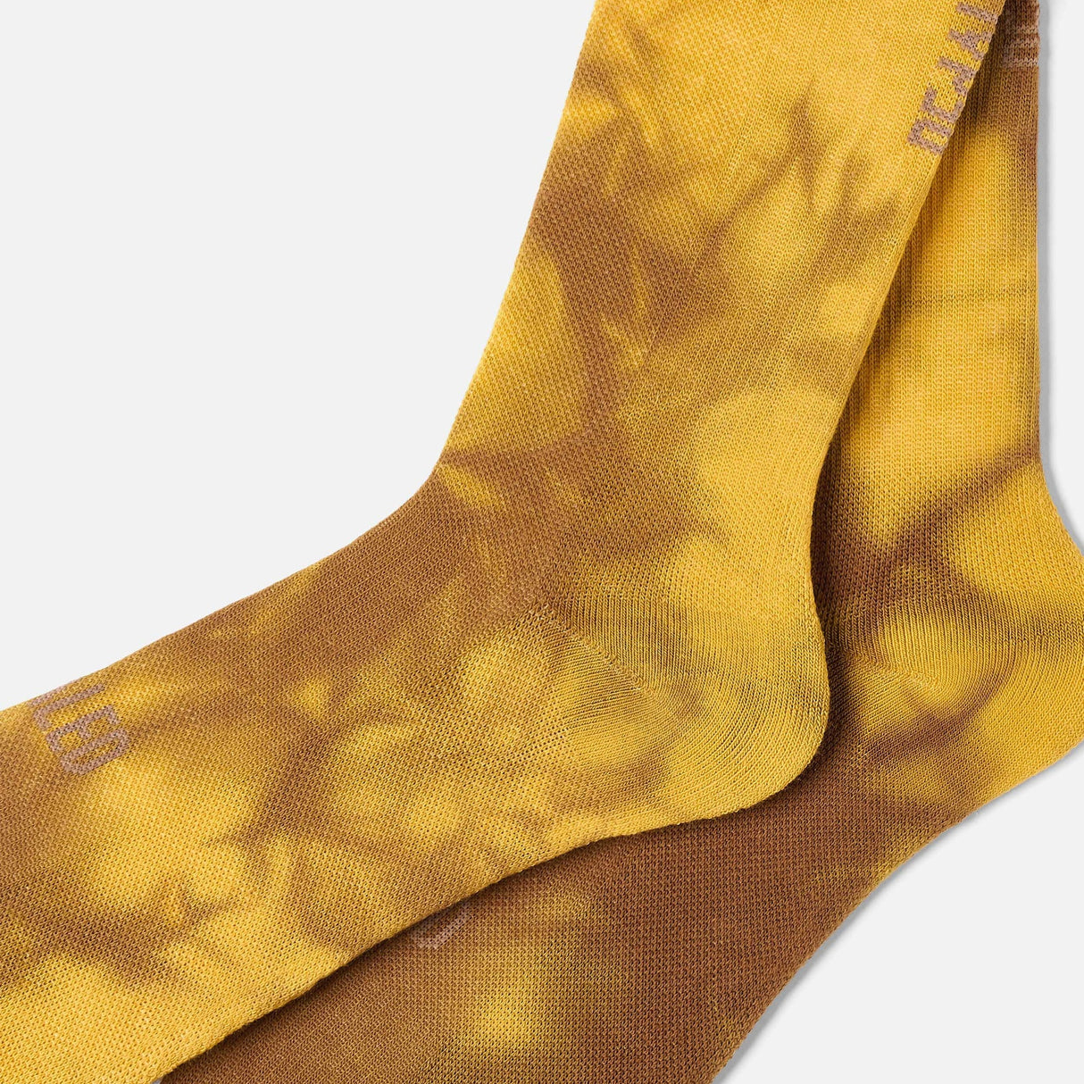 Pedaled Element Tie Dye Socks - Yellow