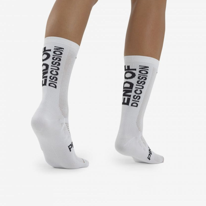 Calze Pinarello Lightweight End of Discussion - Bianco Pinarello