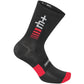 Calze Rh+ Merino 15 - Nero rosso Zerorh