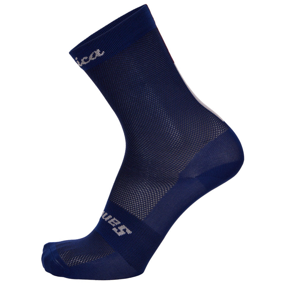 Calcetines Santini Eroica Quiete - Azul