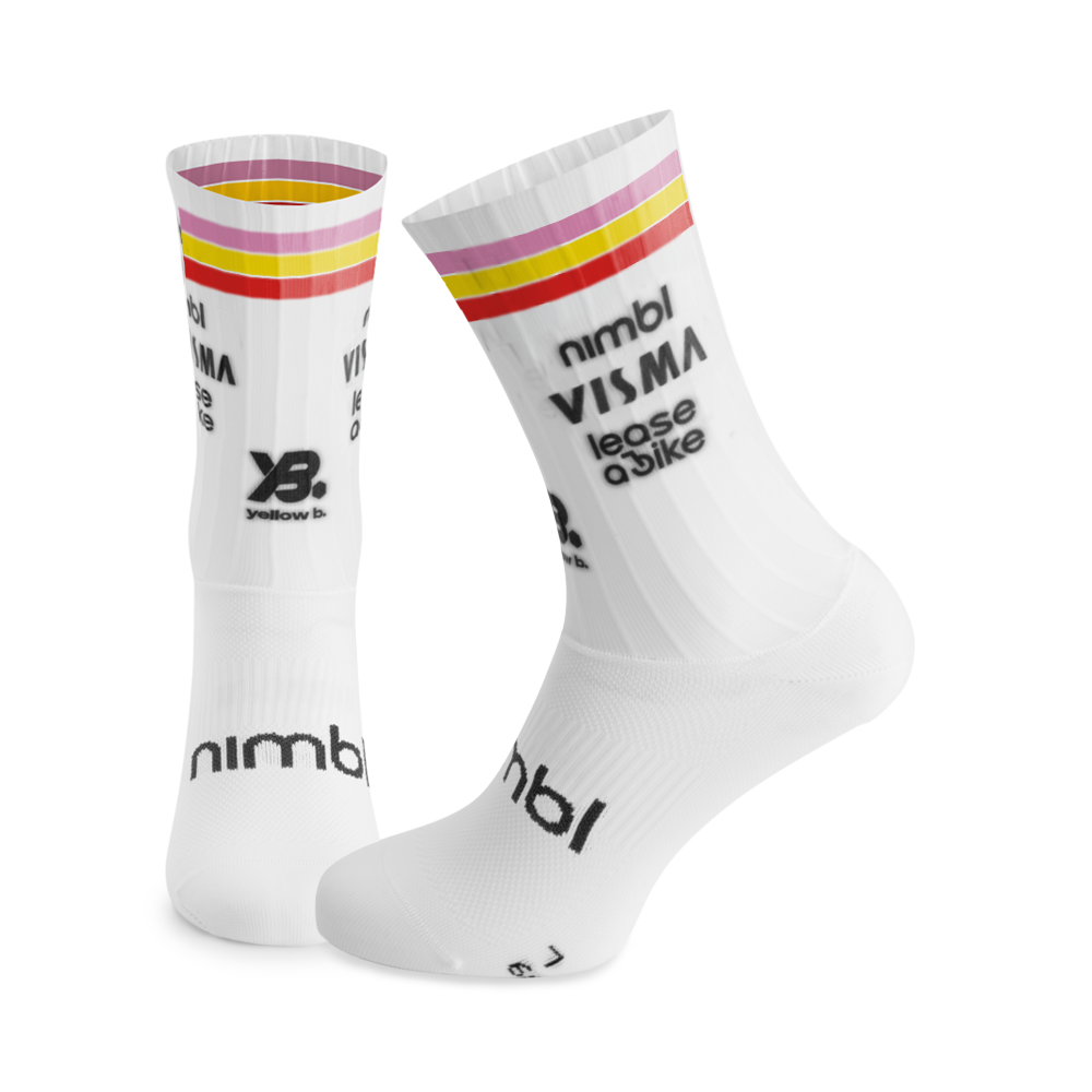 Chaussettes Team Visma Lease a bike 2026 Aero - Giro Trilogy