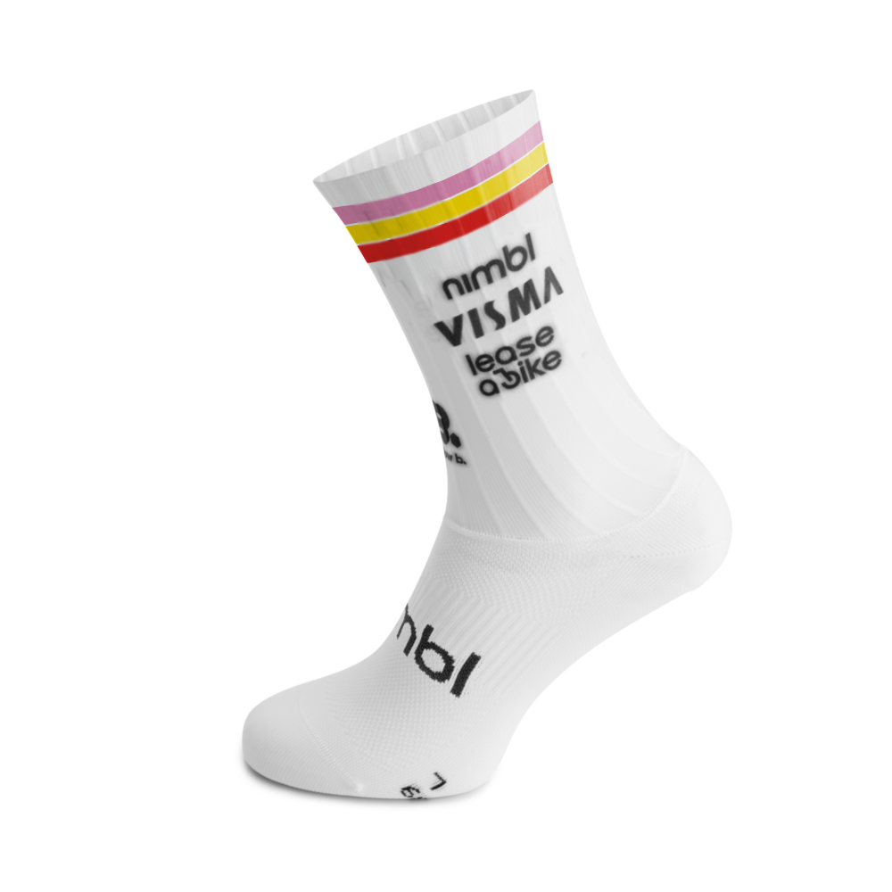 Chaussettes Team Visma Lease a bike 2026 Aero - Giro Trilogy