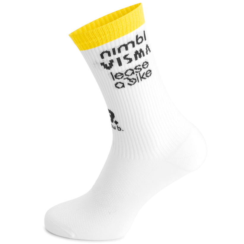 Calze Team Visma Lease a bike 2026 Dream Like a Champion - Tdf Yellow B.