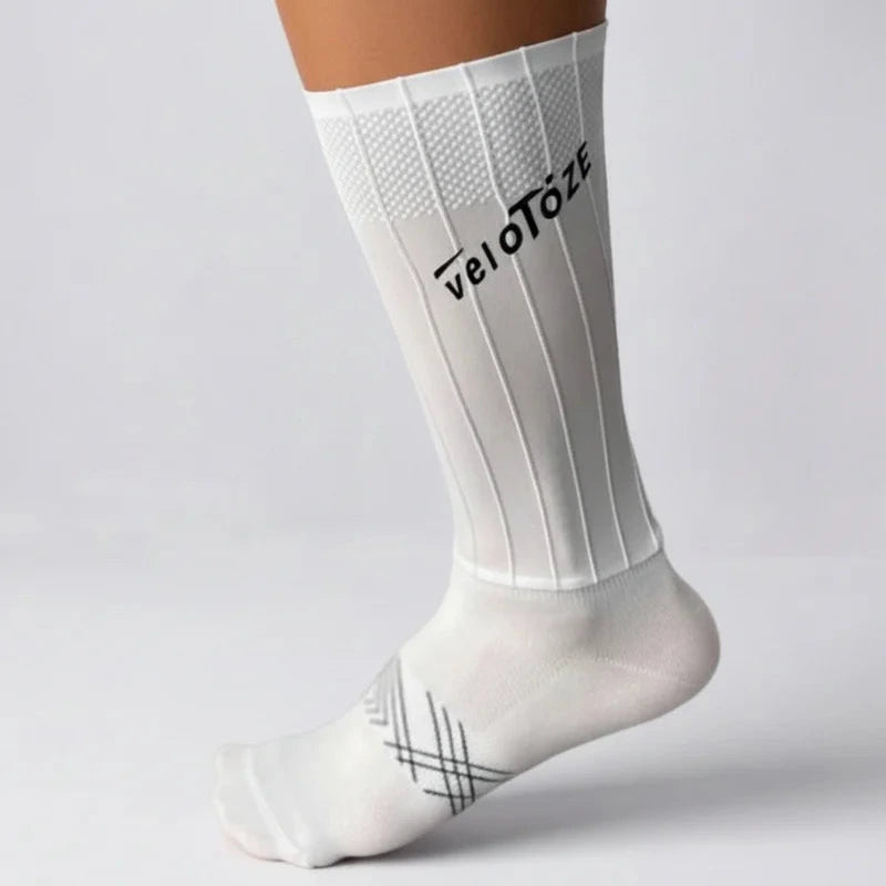 VeloToze Aero Pro Socks - White