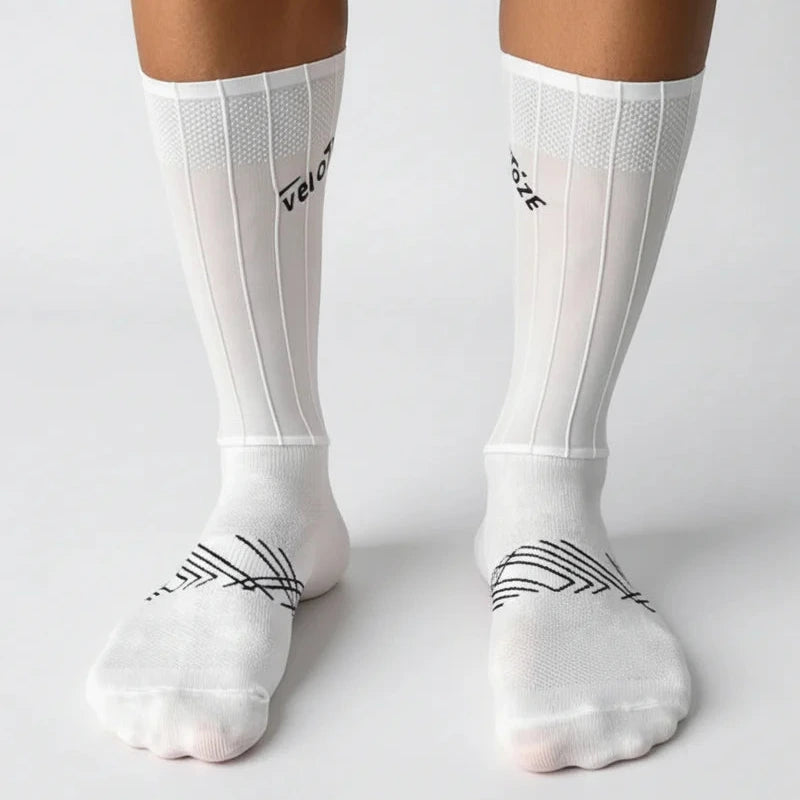 VeloToze Aero Pro Socks - White