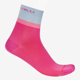 Castelli Tonal Logo 12 frau socken - Rosa
