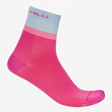Castelli Tonal Logo 12 frau socken - Rosa